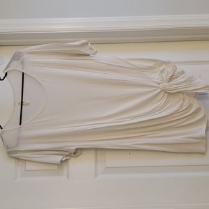 White Knot Front Tunic